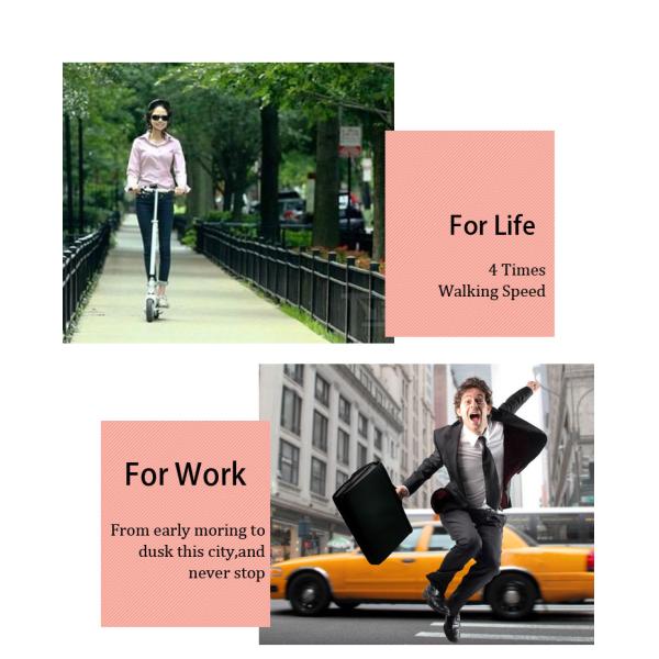 24v 250w Waterproof E Scooter , Folding Electric Scooter 6.5 Inch Tire