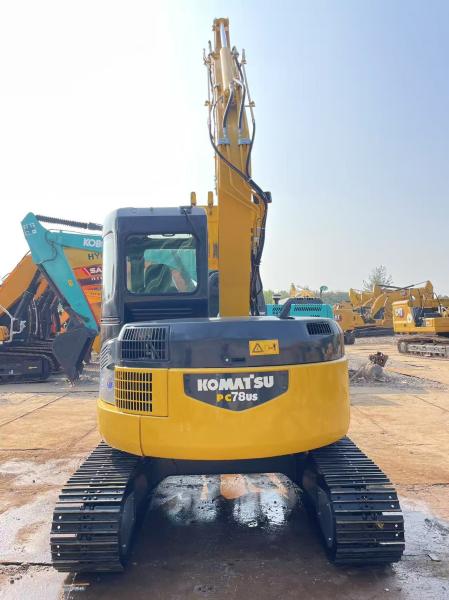 Excavatrice utilisée Komatsu Pc78 Japon Crawler 7 Tonnes Mini Bonne qualité Puissante