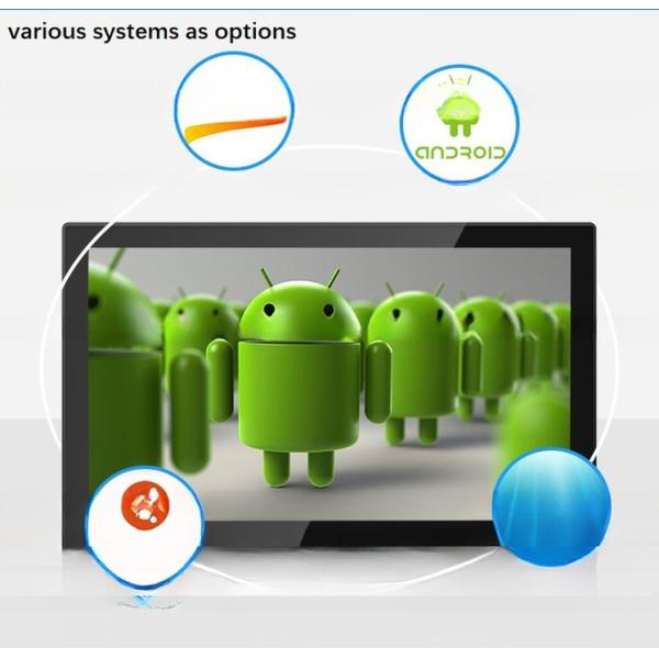 Открытый кадр встроенный 15,6 дюйма 1920x1080 емкостный сенсорный экран Android планшетный киоск поддерживающий Ubuntu Debian Linux OS