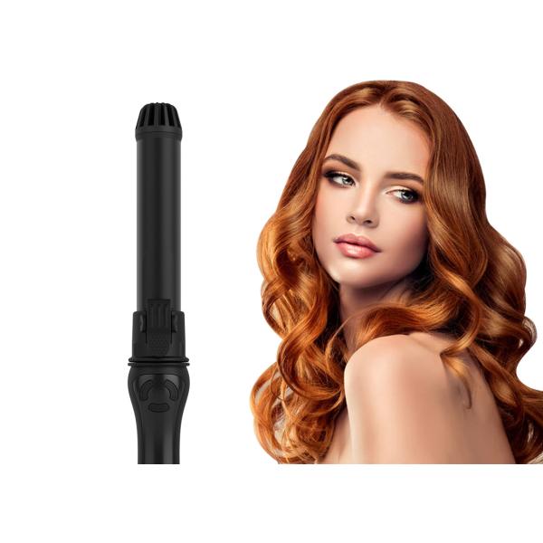 Portable Automatic Rotating Curler , Rechargeable Rotating Ceramic Hair Curler