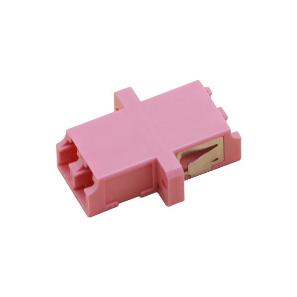 lc to lc adapter multimode OM4 duplex adapter with flange for Telecommunication Equipment