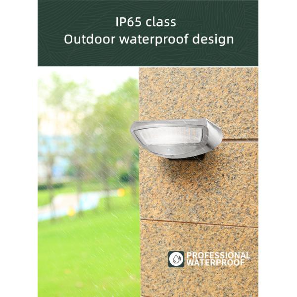 Modern Solar Motion Sensor Light Led Solar Wall Light with Color Rendering Index Ra 85