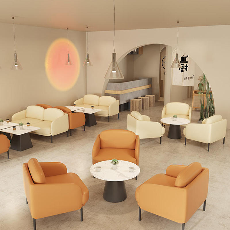 Modern Design Customizable Durable Reception Tables Chairs for Restaurant Furniture Set