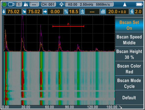 Testing Sensitivity 62db Ultrasonic Flaw Detector Providing 2 Years Period And 1000 Storage For Accurate Defect Analysis