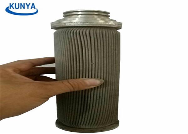 cartucho de aço inoxidável plissado emanações de 304 316 Ss do elemento de filtro de Viton da amostra
