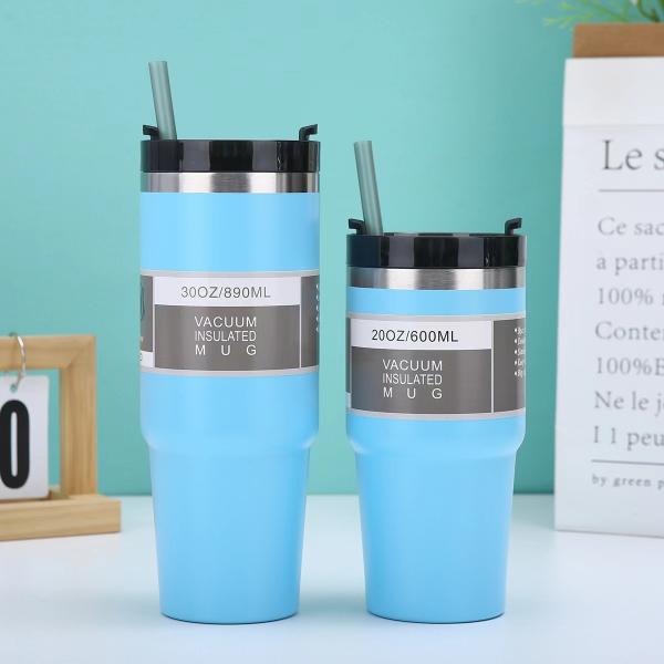 Stainless steel insulated cup - Ice King Cup 30oz Car Cup Sipping Cup Beer Cup Vehicle-mounted Coffee mug