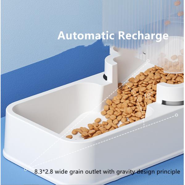 Dogs Cats Food Feeder And Water Dispenser 3.5L,2 In 1 Cat Food Water Dispensers For Small Medium Big Pets