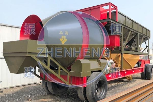 YHZM30 Mini Mobile Concrete Batching Plant For Easy Transportation