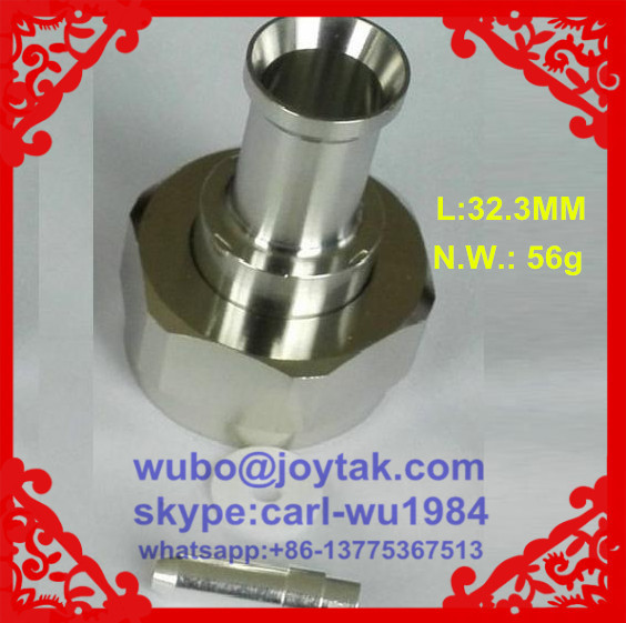 DIN 7-16 male connector soldering type for 1/2superflex cable best selling in India market all brass