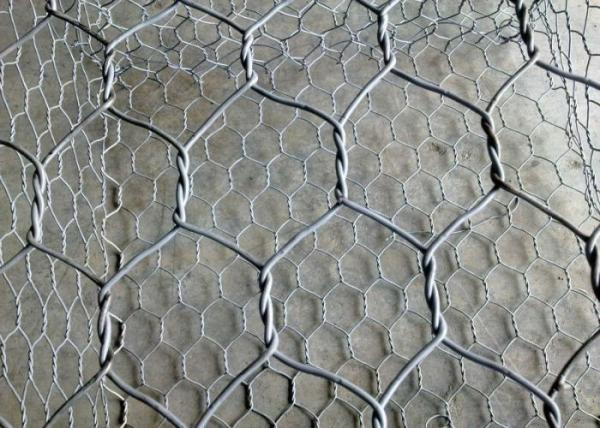Galvanized Zinc 270g  3x1x0.3m 2.2mm Wire Mesh Galvanized Gabion Mesh