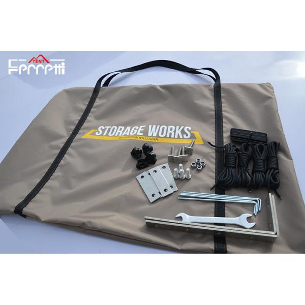 Bottom Waterproof Index 3000 mm Outdoor 2.5 Meters Wind Awning for Car Side