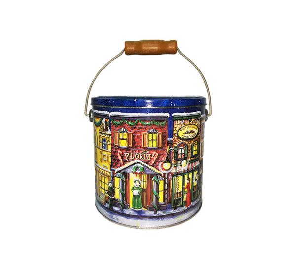 Color Painting Galvanized Metal Buckets , Reusable Galvanized Beer Buckets