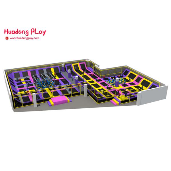 Astm Trampoline Park Equipment Indoor Customized Pvc Material High Safety
