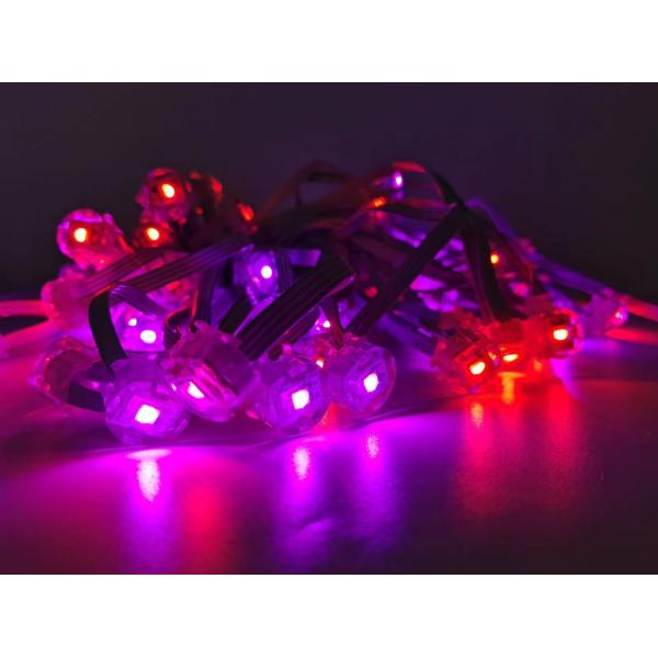 Рождественское наружное украшение 12 вольт RGB IC LED IP67 водонепроницаемое постоянное праздничное наружное освещение