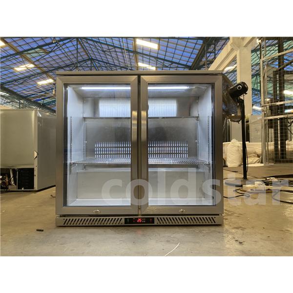 200L Double Hinge Door Beer Cooler Back Bar Chiller From RUIBEI Refrigeration