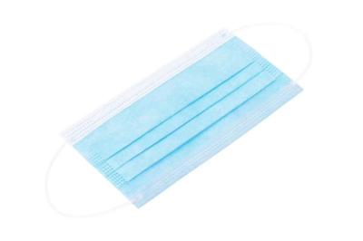 Non Woven 3 Ply Disposable Face Mask Virus Protection With Elastic Earloops