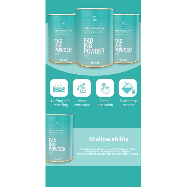 Produits de décoloration capillaire professionnels pour salon, éclaircissant sans ammoniaque pour cheveux foncés