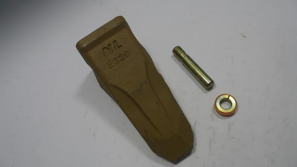 Heavy Duty 1U3352 Bucket Teeth HRC 47 - HRC 52 Excavator Bucket Tooth With LOCK 8E6359 And PIN 8E6358