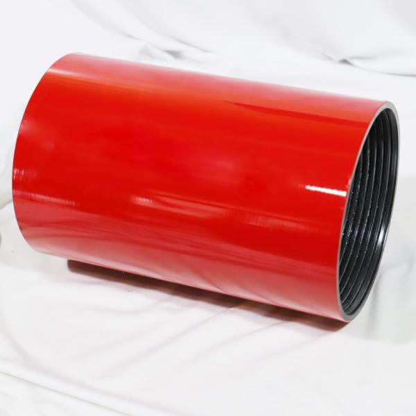 API 5CT L80 EUE Tubing Coupling 4 1/2 Oil Gas Extraction Seamless Steel Pipe Coupler, adopted for medium-depth oil & gas production tubing connection and downhole fluid transmission
