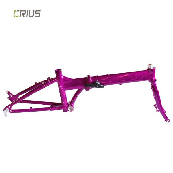 Lightweight Aluminum Alloy Frame Set for Adult Riding 14 Inch Carbon Folding Road Bike