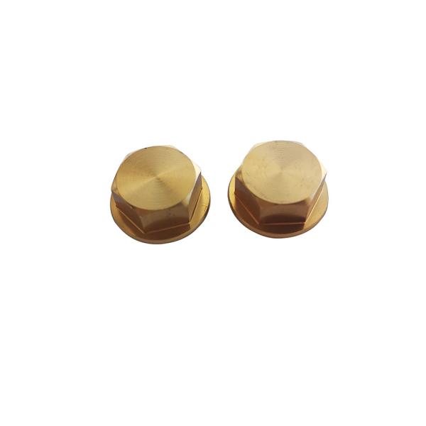 Rebites de alumínio do ouro da eletroforese para prendedores decorativos do prego do cubo do veículo para o veículo alterado