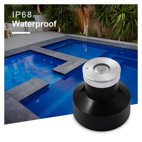 IP68 Lâmpadas de piscina de aço inoxidável 316 1W 2W 3W Lâmpada subaquática LED