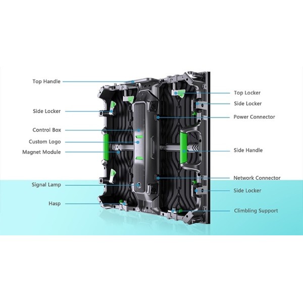Indoor Rental LED Panel RH500 Series Full Color P1.5 P1.95 P2.604 P2.976 P3.91 Indoor LED Display Screen