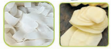 тип резец обрабатывающего оборудования фрукта и овоща 380В большой картофельных чипсов