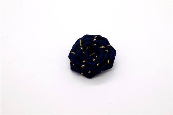 Hand Sintered Edge Flower /girl flower made of satin ribbons/Hand-simulated flower Various colors Fabric, wool