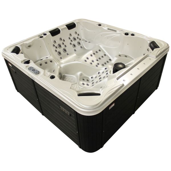 Xleisure 7803s 6 Persons Outdoor Acrylic Spa Swim Hot Tub with Balboa System Modern European Design Freestanding