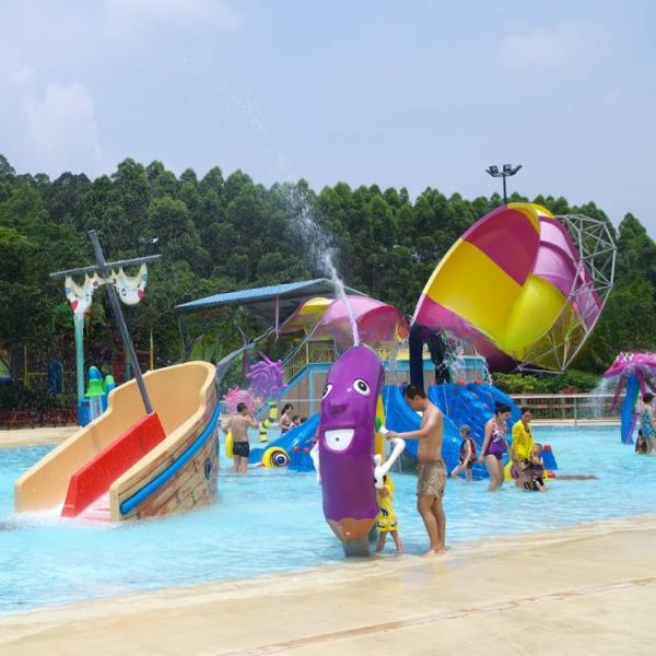 Parque aquático ao ar livre Parque de brinquedos piscina Spray Spray Pad brinquedo