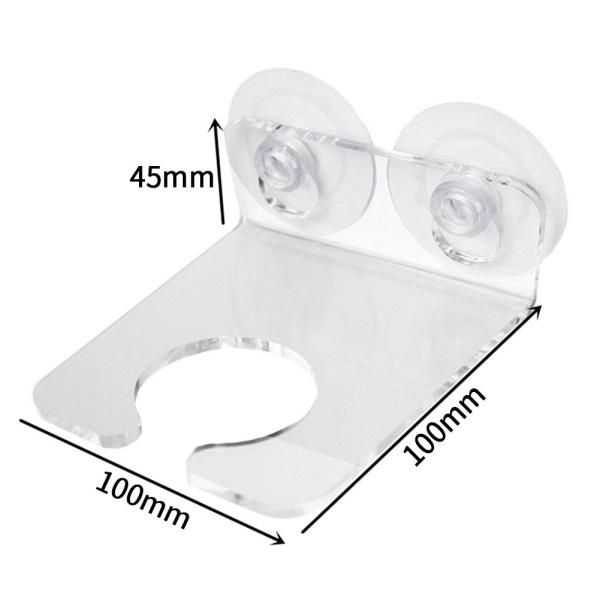 Wall Mounted L Shape Clear Acrylic Wine Holder Lucite Wine Rack Customized Size
