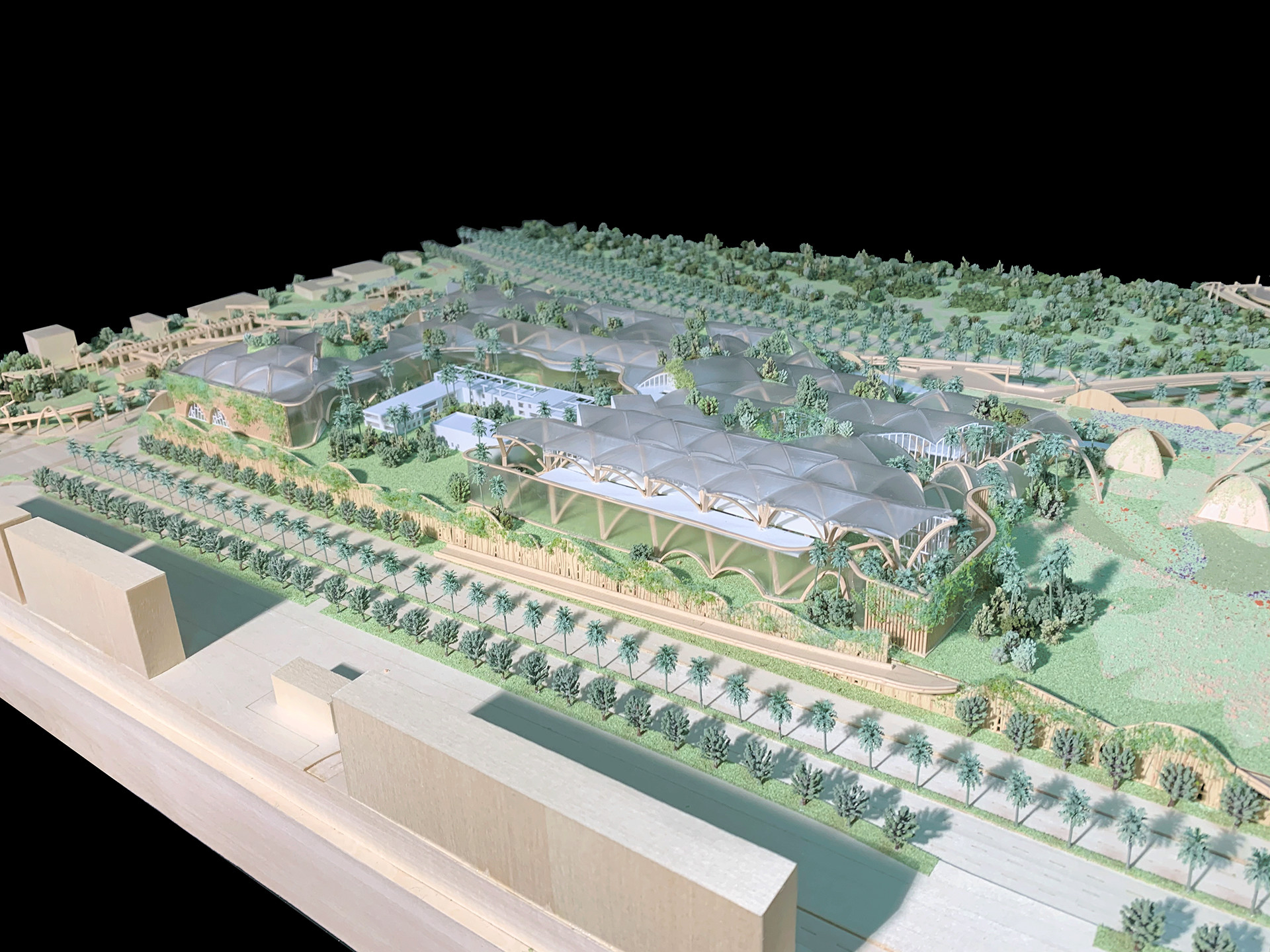 EMBT Природный архитектурный ландшафтный модельер 1/500