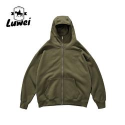 Multicolor sobre tamanho suave Unisex ginásio de cordas negras Homens Pullover 350g algodão Hoodie Homem e Jogger