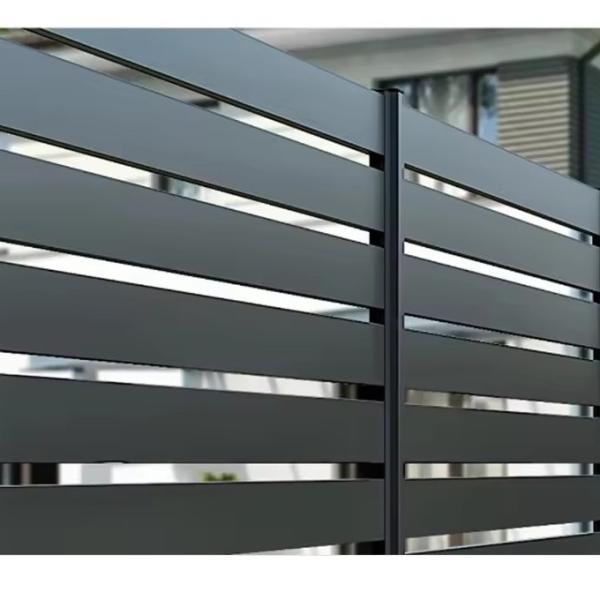 Easy Maintenance T5/T6 Aluminum Railing Surface Mount Customizable Thickness Choices