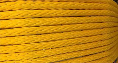Cuerda trenzada de UHMWPE resistente a la abrasión, cuerda de cabrestante de UHMWPE duradera para uso marino