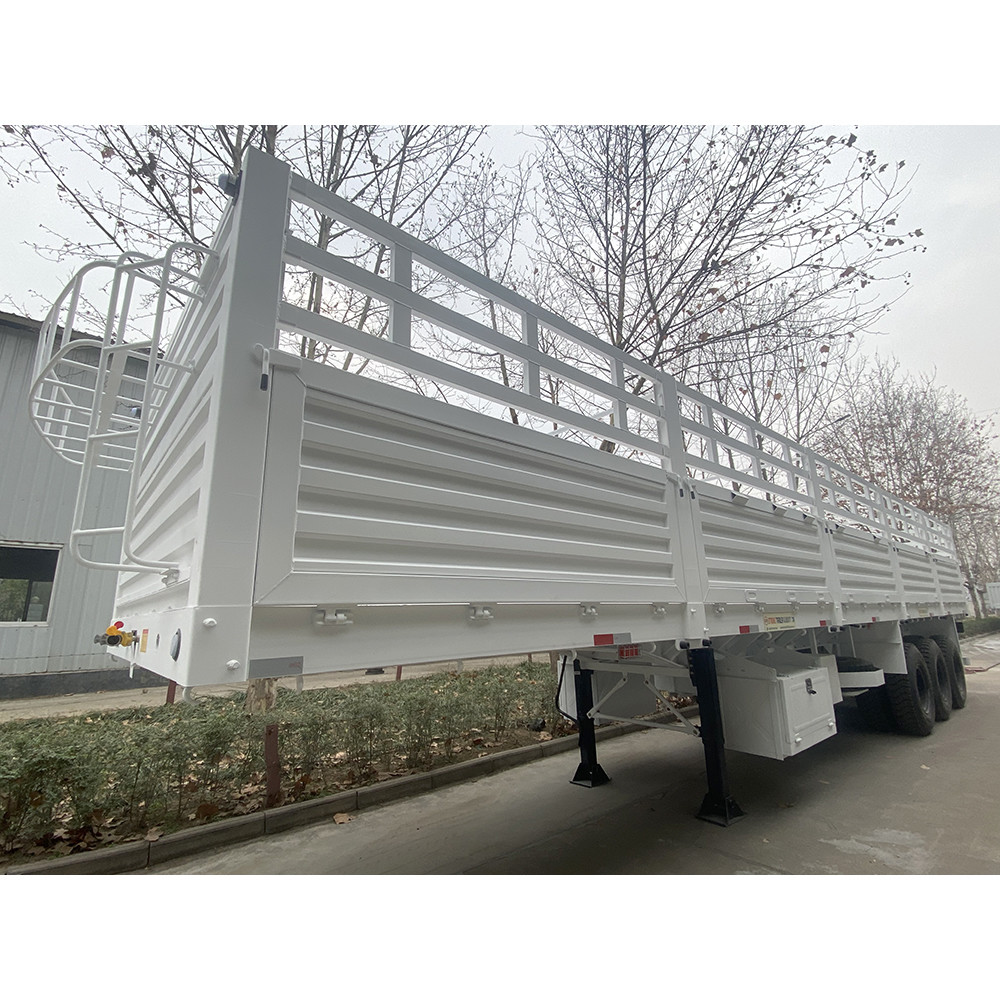 Customers Optional CIMC HUAJUN Semi-Trailer for Strong Fence Trailers 60tons 80tons