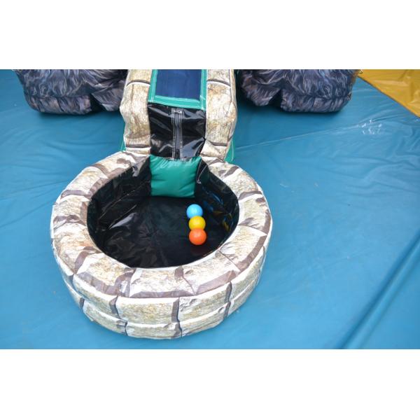 Funny Amusement Gorilla Infltable Slide Water Park For Kids EN14960