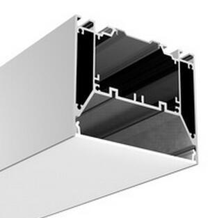 Anodized led aluminum profile milky cover LED extrusion profiles LED profiles for led strips lights