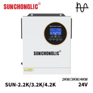 Hybrid Solar Inverter with 450V PV Input 2KW Output and Real Time Monitoring