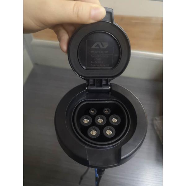гнездо 0.2kg типа 2 EV аксессуаров заряжателя 32A 480V EV