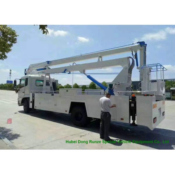 King Run 22m Truck Mounted Bucket Lift Aerial Work Platform LHD / RHD EURO 3
