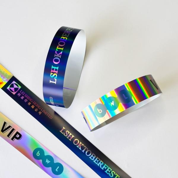 Gender-Neutral Plastic Glitter Party Wristbands For A Fashionable Event