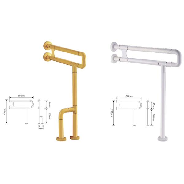 Multifunctional Stainless Steel Grab Bar , Anti Slip Bathroom Safety Rails For Elderly