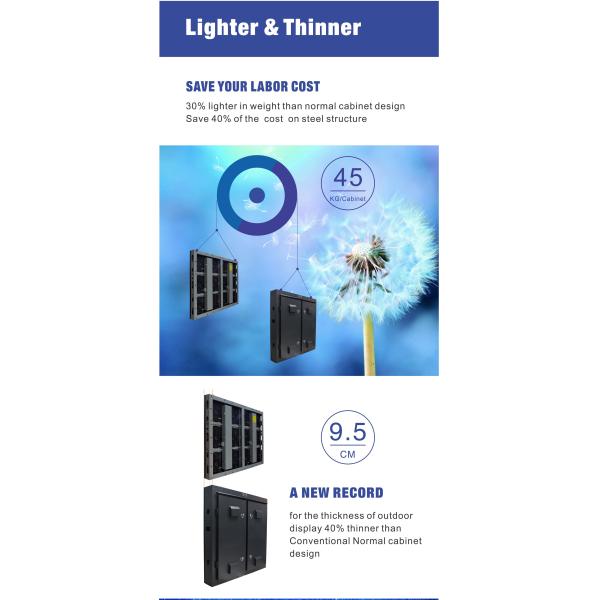 Outdoor P10mm energy saving digital LED billboard waterproof high brightness LED outdoor display screen