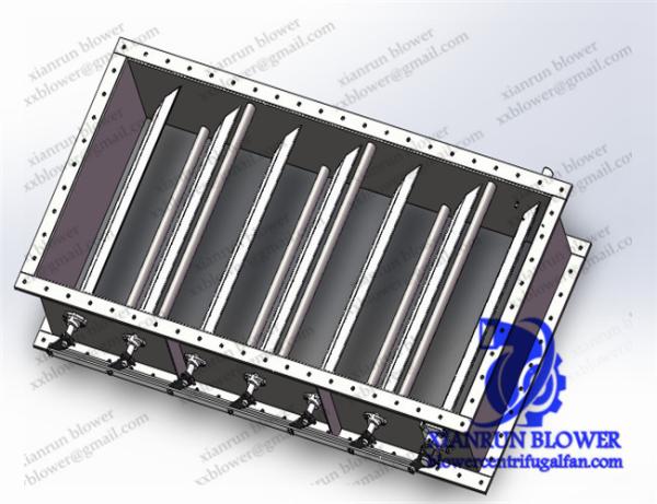 High Pressure Centrifugal Fan Accessories Air Blower Damper For Second Stage Impeller Wheel