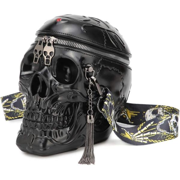 SKULL PURSES HANDBAGS FOR WOMEN SHOULDER BAG,SKULL CROSSBODY PURSE GOTHIC BAG PURSES HOLIDAY PARTY GIFT