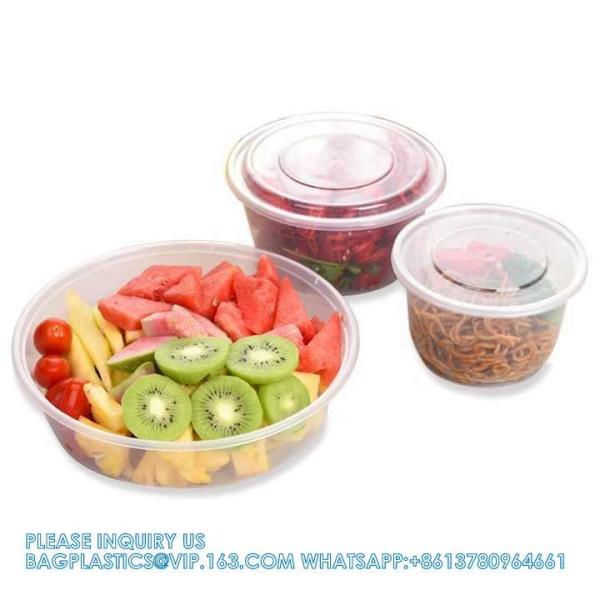 900ml Microwave Plastic Food Packaging Meal Prep Containers,Lunch Box Plastic BPA Free Plastic Bowl
