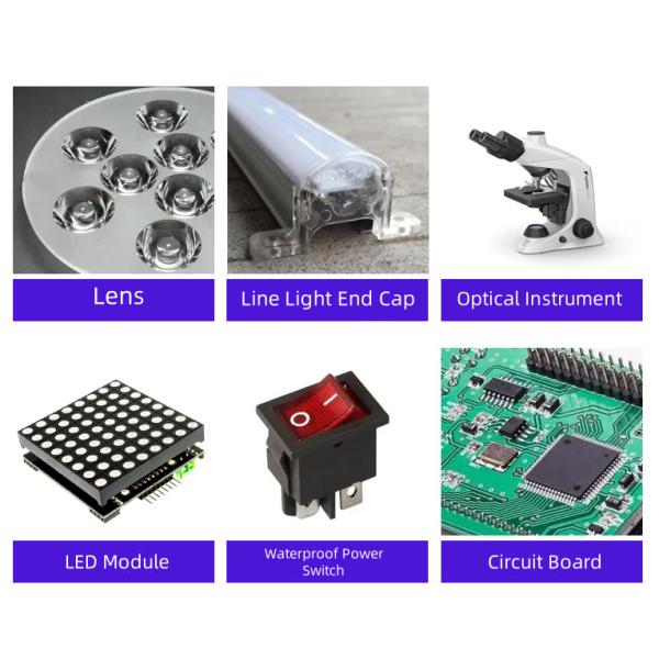 Moisture Proof Electronic Component Sealing Adhesive Transparent High Temperature And Shock Resistant