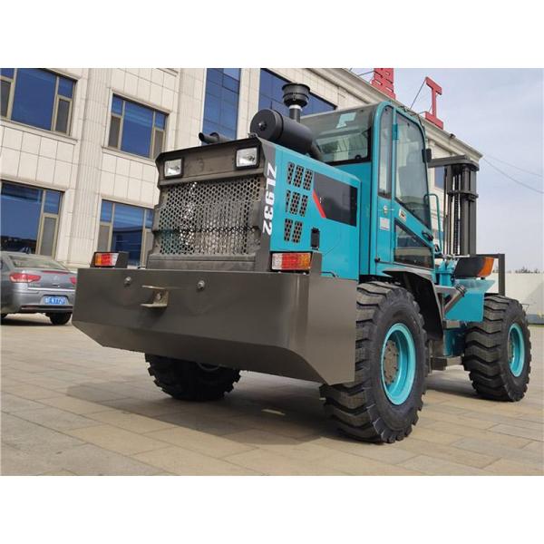 Durable off-road forklift truck 4.5ton 4x4 rough terrain forklift truck price